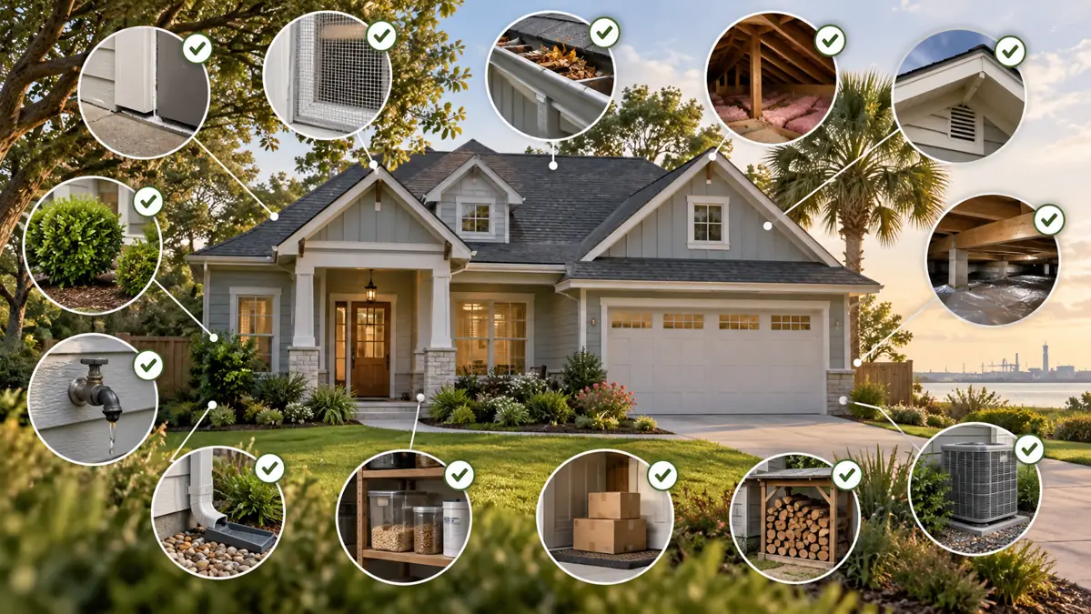 Year-round home pest-prevention checklist