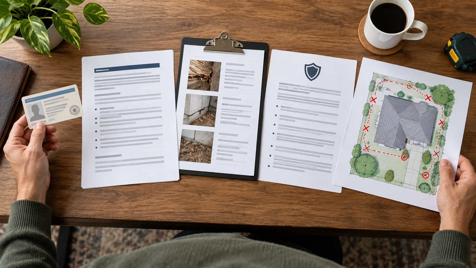 Pest-control contractor credentials and treatment plans compared