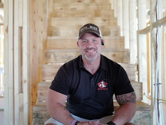 Josh Culver – Bug Man TX Pest Control Professional Josh Culver of Bug Man TX inside a Southeast Texas residential inspection site