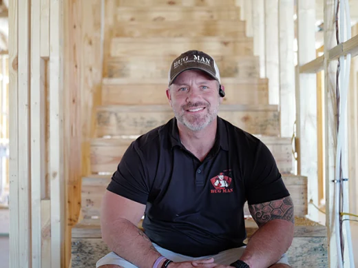 Josh Culver – Bug Man TX Pest Control Professional Josh Culver of Bug Man TX inside a Southeast Texas residential inspection site