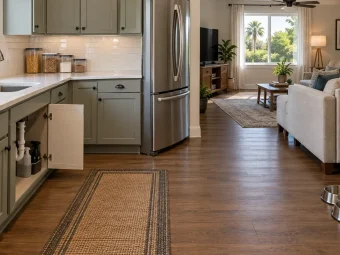 Southeast Texas home prepared for a professional pest-control visit
